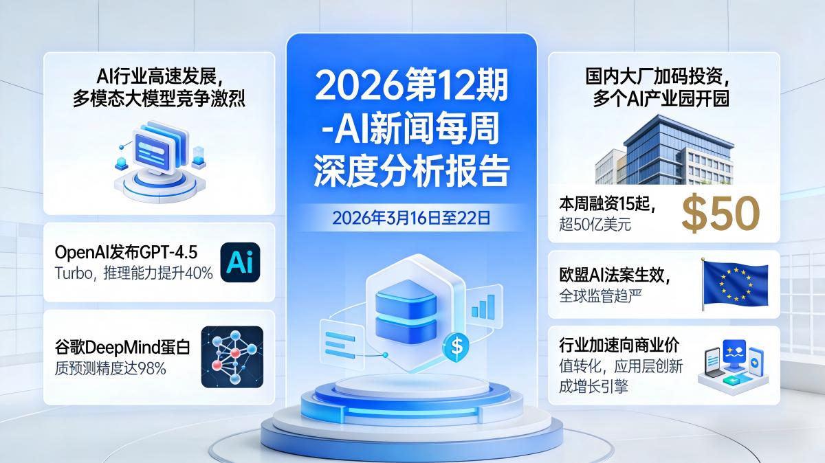 2026 第 12 期 - AI 新闻每周深度分析报告