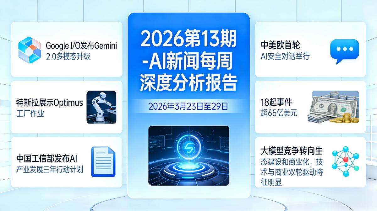 2026 第 13 期 - AI 新闻每周深度分析报告