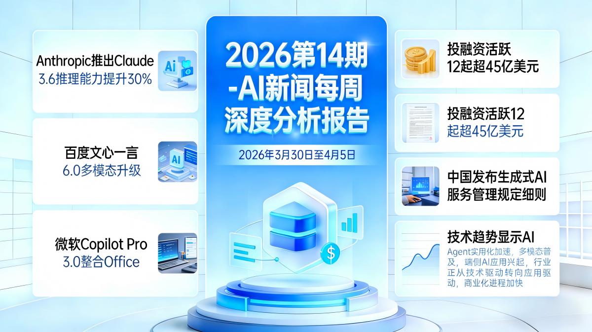 2026 第 14 期 - AI 新闻每周深度分析报告